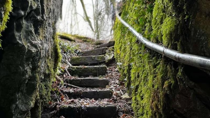Visite de la grotte du Wolfloch