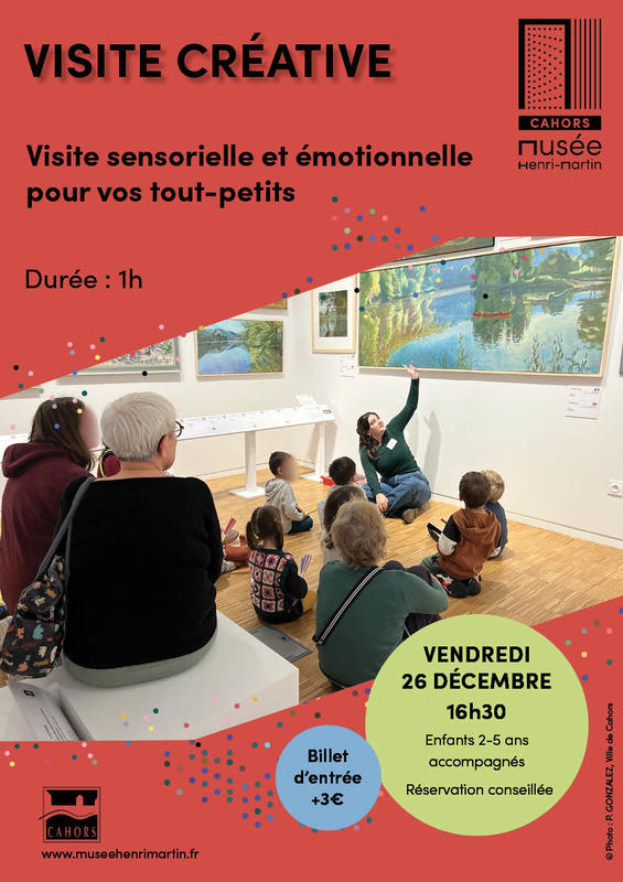 Visite créative en famille pour les tout-petits au Musée Henri-Martin