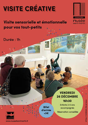 Visite créative en famille pour les tout-petits au Musée Henri-Martin
