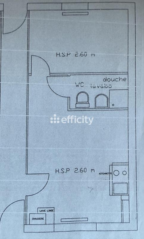 Appartement - 30 m² - 2 pièces