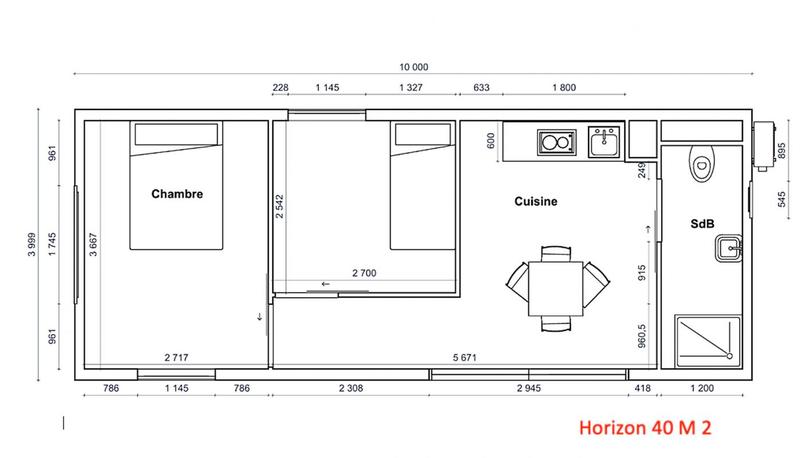 Maison - 15 m² - 1 pièce