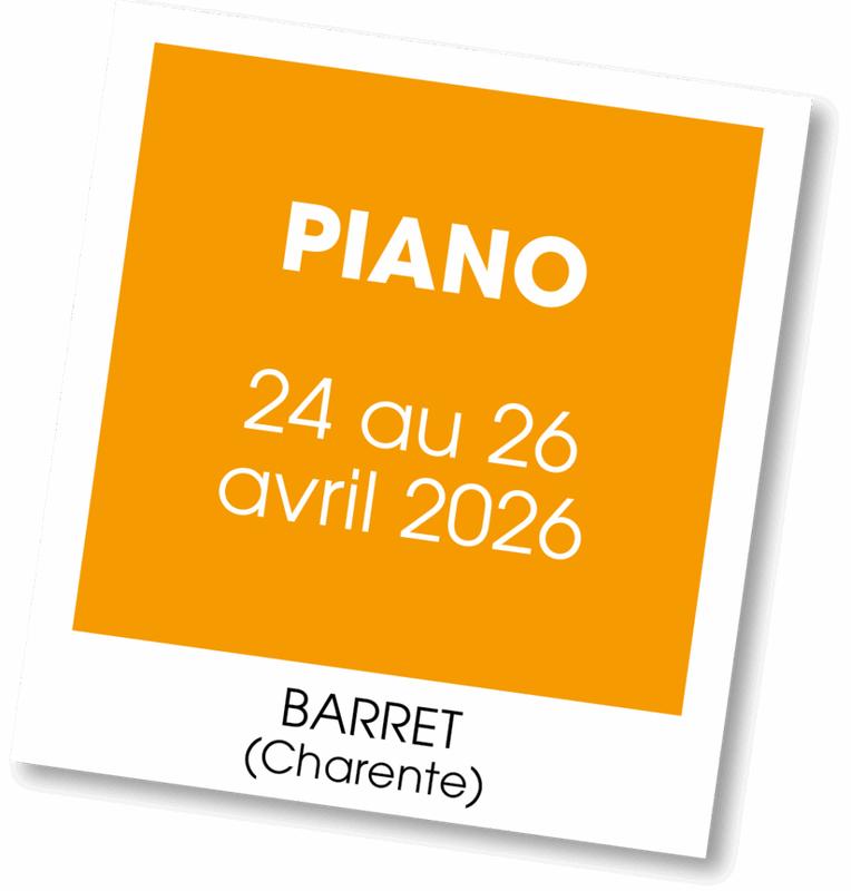 Printemps en Charente, stage de piano 3 jours intensifs
