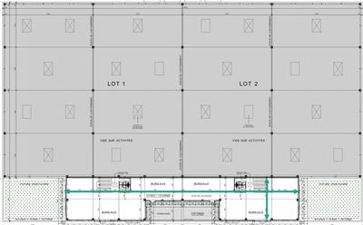 Local d'activité / Entrepôt - 2 364 m²