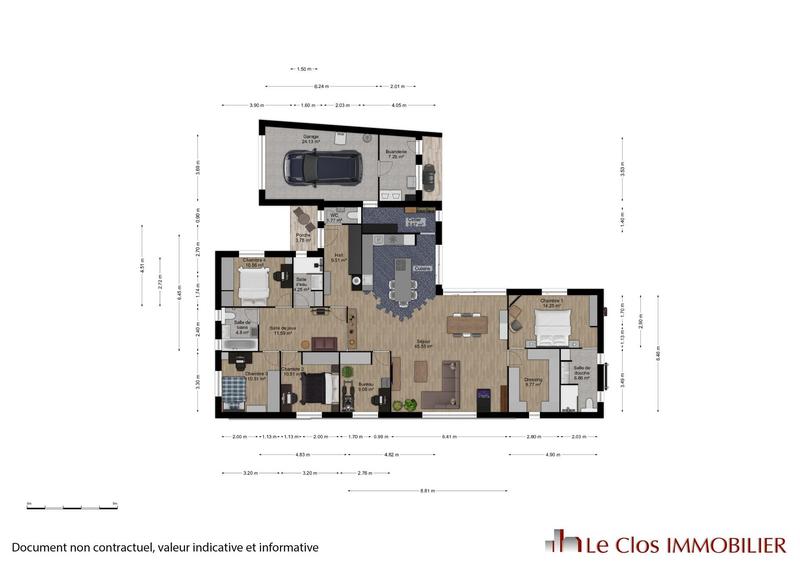 Maison - 171 m² - 7 pièces