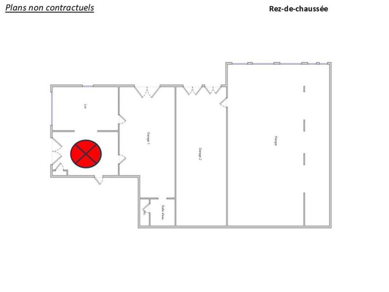 Bureau - 338 m² - 2 pièces