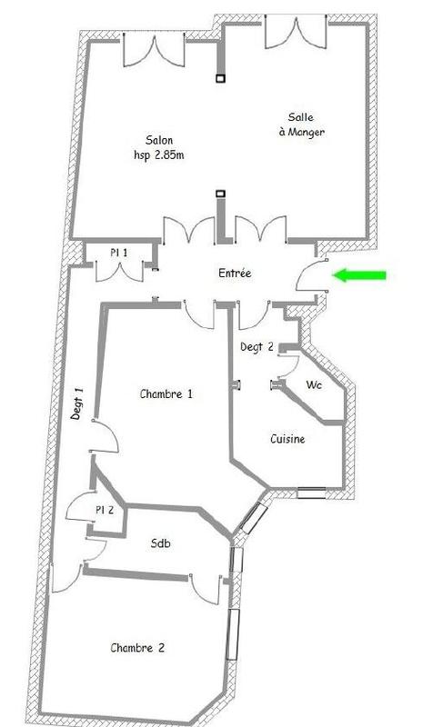 Appartement - 86 m² - 4 pièces