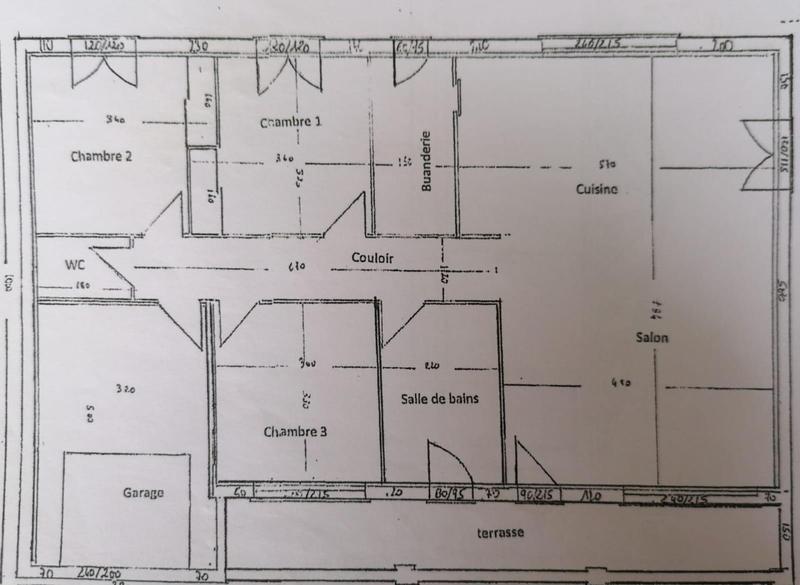 Maison - 96 m² - 4 pièces