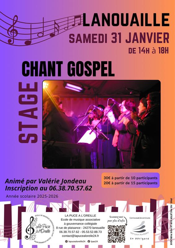 Stage de chant Gospel
