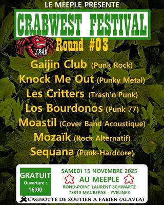 Crabwest Festival Round #3 au Meeple