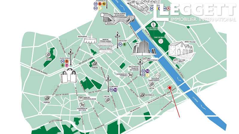 Appartement - 50 m² - 2 pièces