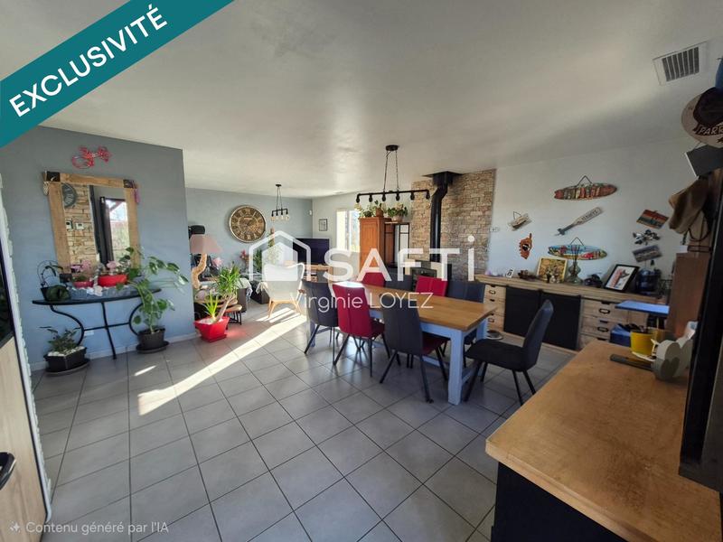 Maison - 100 m² - 6 pièces