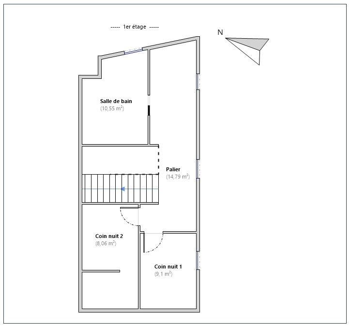 Maison - 99 m² - 3 pièces