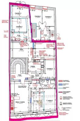Appartement - 148 m² - 7 pièces