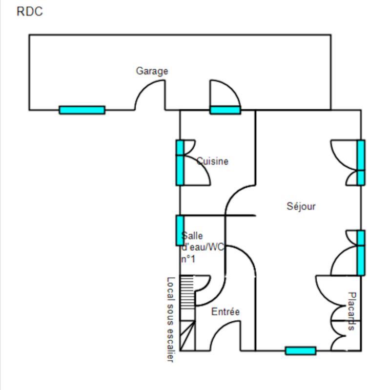 Maison - 95 m² - 8 pièces