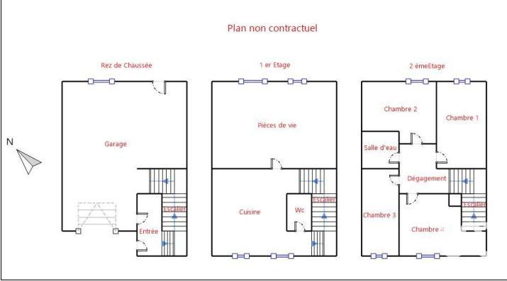 Maison - 98 m² - 5 pièces