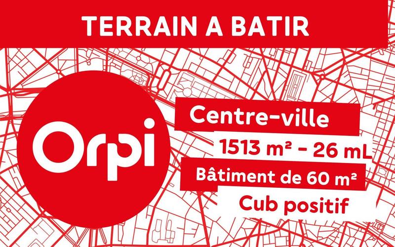 Terrain constructible - 1 513 m²