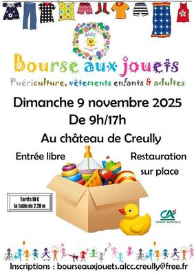 Bourse aux jouets, puériculture, vêtements