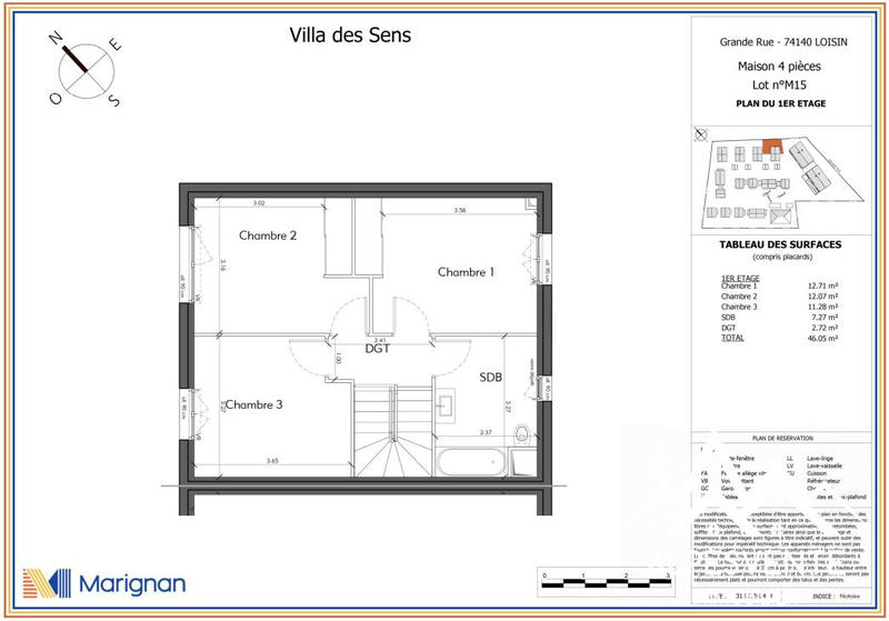 Villa - 93 m² - 4 pièces