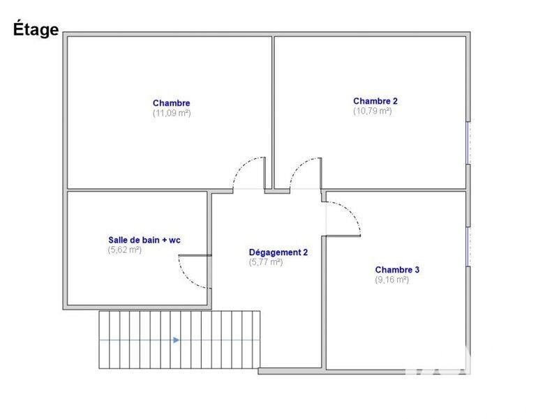 Maison - 86 m² - 5 pièces