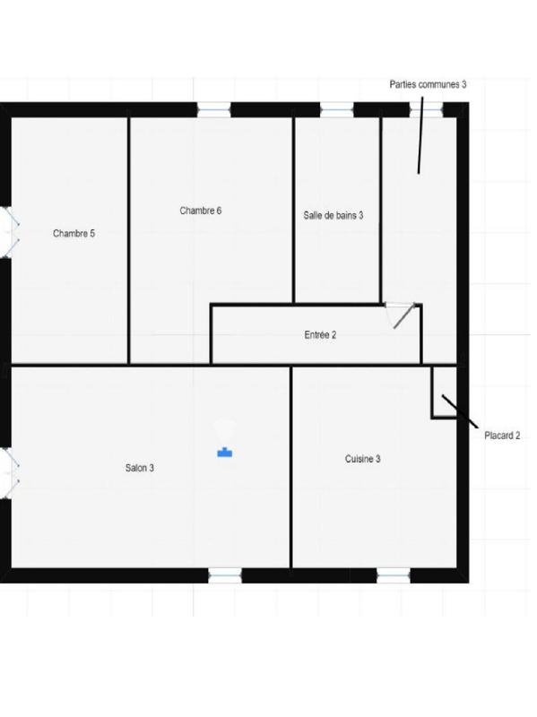 Appartement - 74 m² - 3 pièces