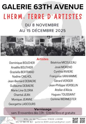 Galerie 63th Avenue | Lherm, Terre d'Artistes