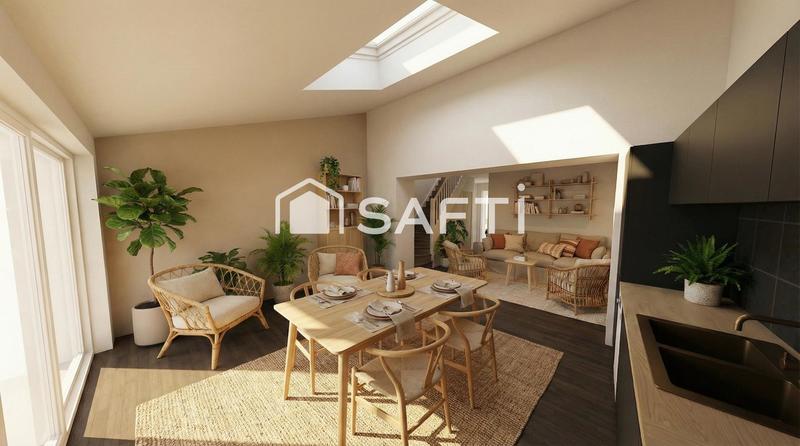 Maison - 65 m² - 3 pièces