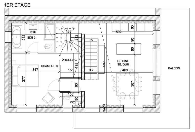 Ferme - 130 m² - 5 pièces