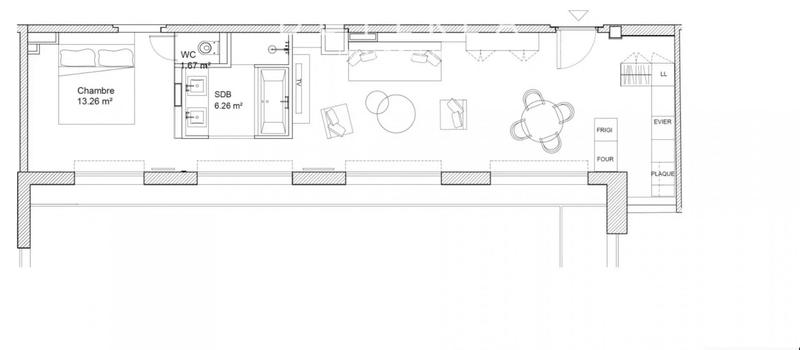 Appartement - 60 m² - 3 pièces