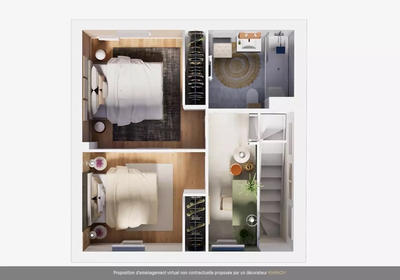 Maison - 74 m² - 3 pièces