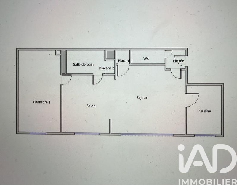 Appartement - 52 m² - 3 pièces