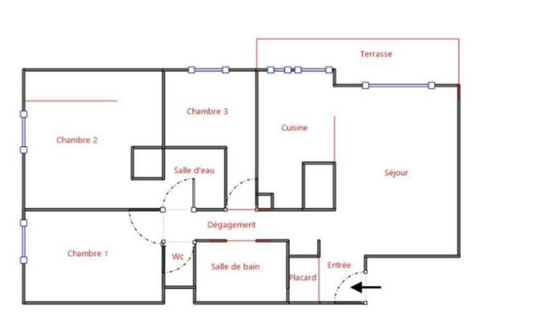 Appartement - 86 m² - 4 pièces