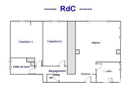 Appartement - 85 m² - 3 pièces