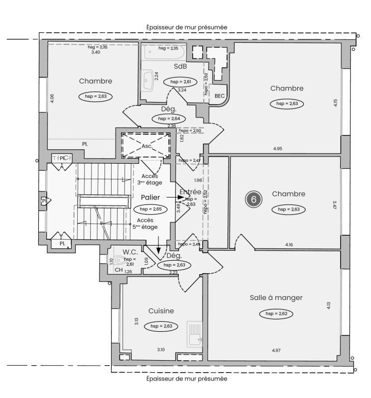 Appartement - 96 m² - 4 pièces