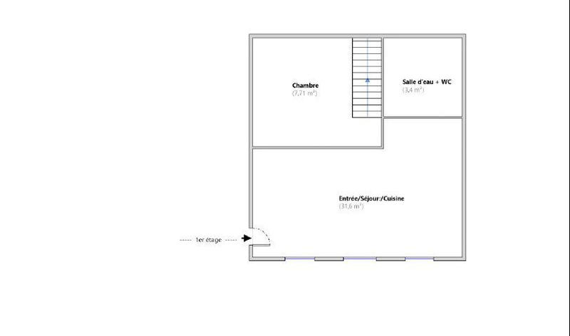 Appartement - 54 m² - 2 pièces