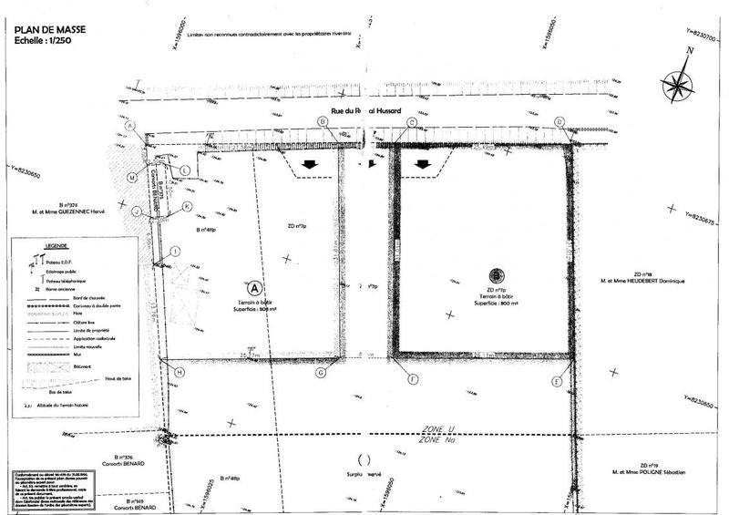 Terrain constructible - 800 m²