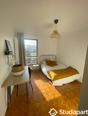 Chambre - 12 m² - 1 pièce