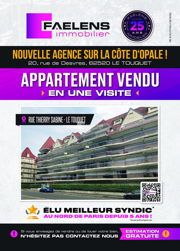 Appartement - 27 m² - 1 pièce