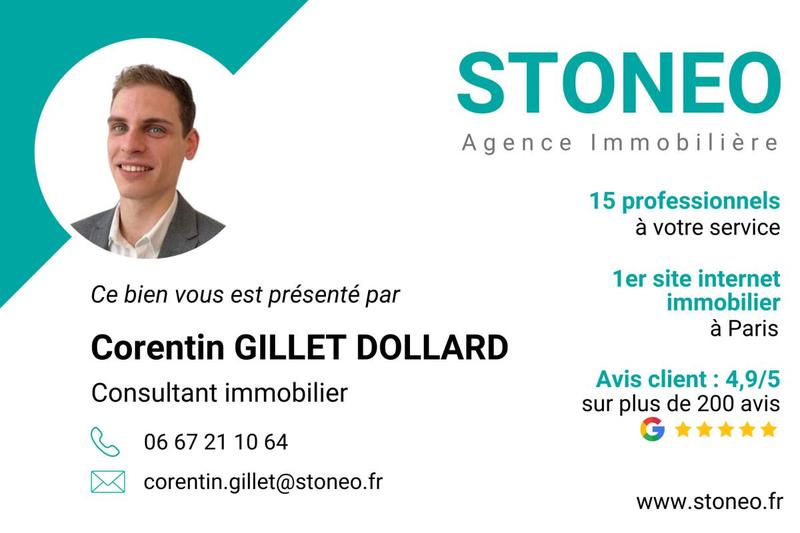 Appartement ancien - 46 m² - 2 pièces