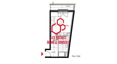 Appartement - 31 m² - 1 pièce