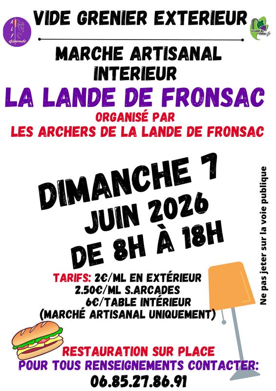 Marché artisanal, créateurs et vide grenier