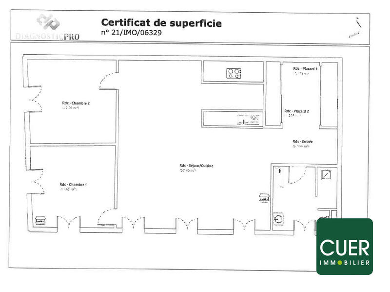 Appartement - 77 m² - 3 pièces
