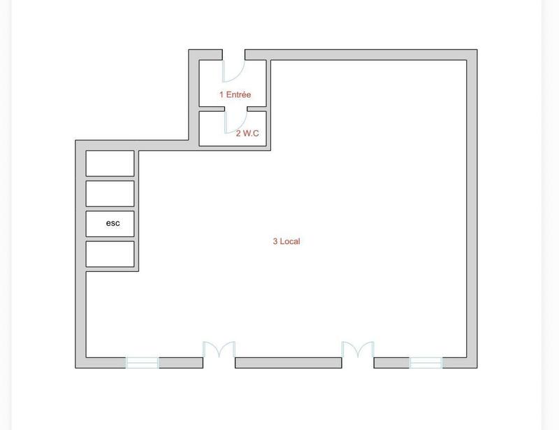 Local commercial - 82 m²