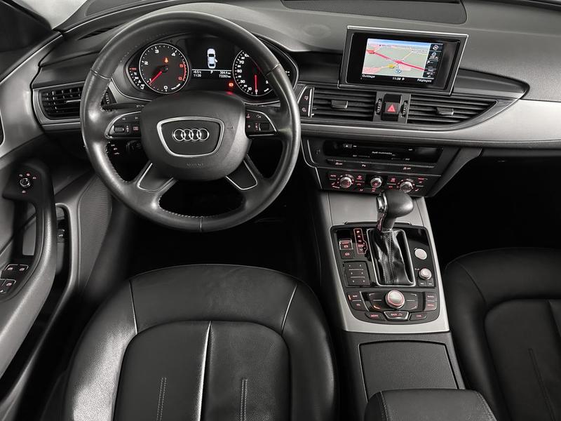 Audi A6 Berline 2.0 Tdi 163ch Multitronic Ja17p Cuir Chauf Regul Gps Tel Clim Attelage 163 Ch 1°Main