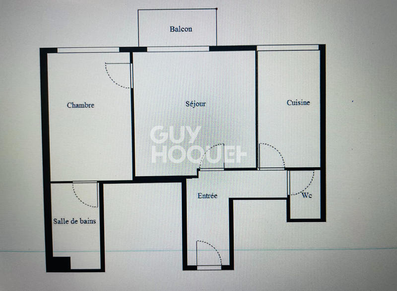 Appartement - 45 m² - 2 pièces