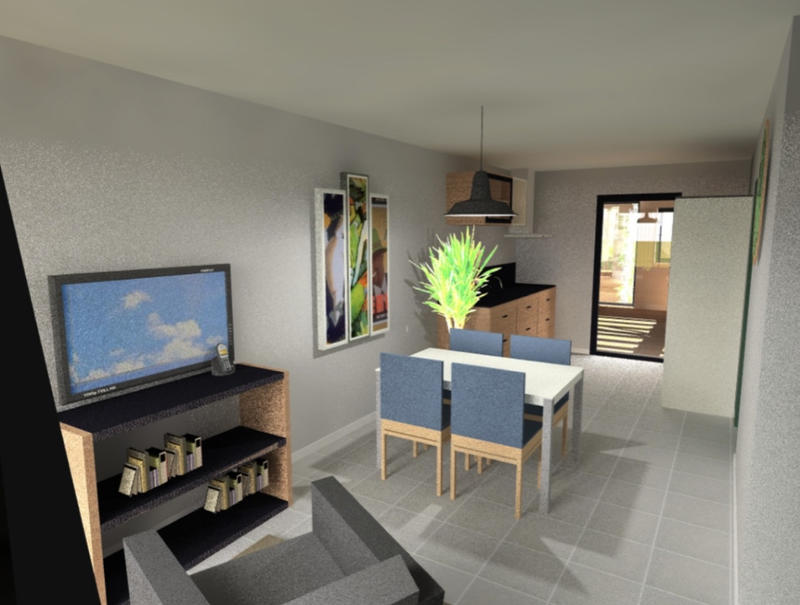 Maison - 50 m² - 3 pièces