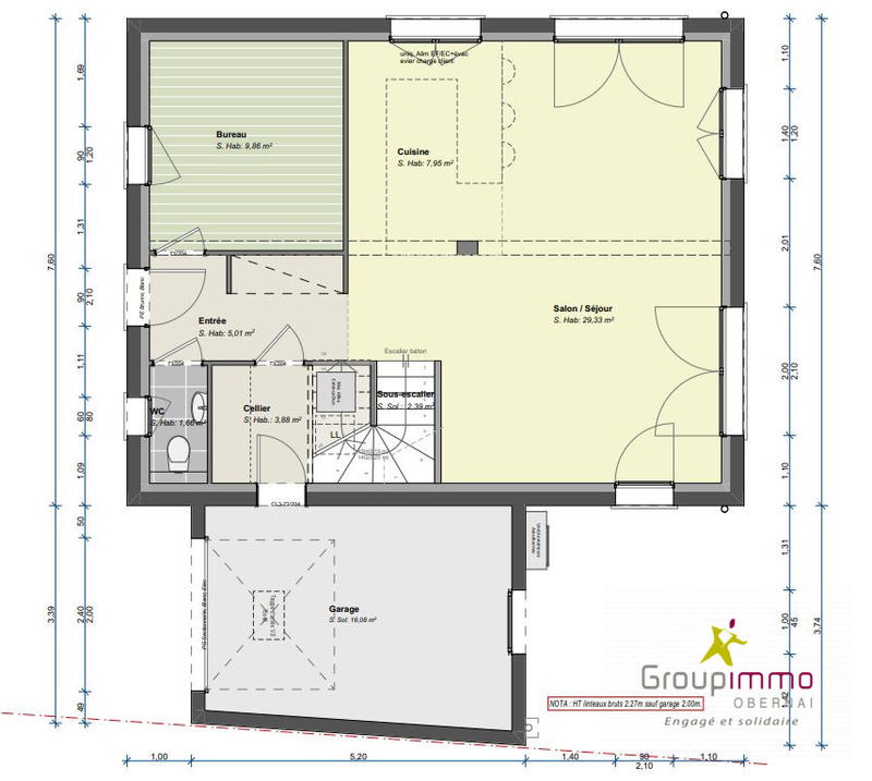 Maison - 106 m² - 6 pièces