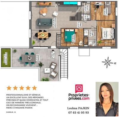 Appartement - 92 m² - 4 pièces