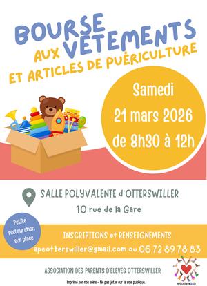 Bourse aux vêtements et puériculture