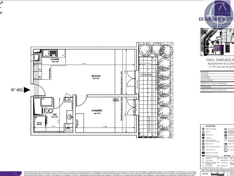 Appartement - 49 m² - 2 pièces