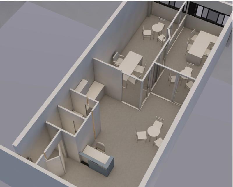 Bureau - 62 m² - 3 pièces